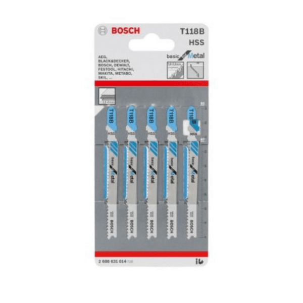 Bosch T118B HSS Basic for Metal 5Pack
