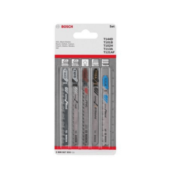 Bosch JSB 5pc set All-in-one (T-Shank)