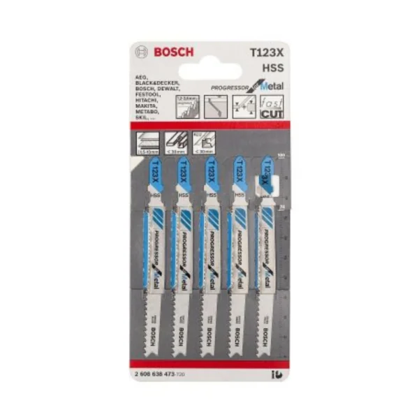 Bosch T318B HSS Basic for Metal 5Pack