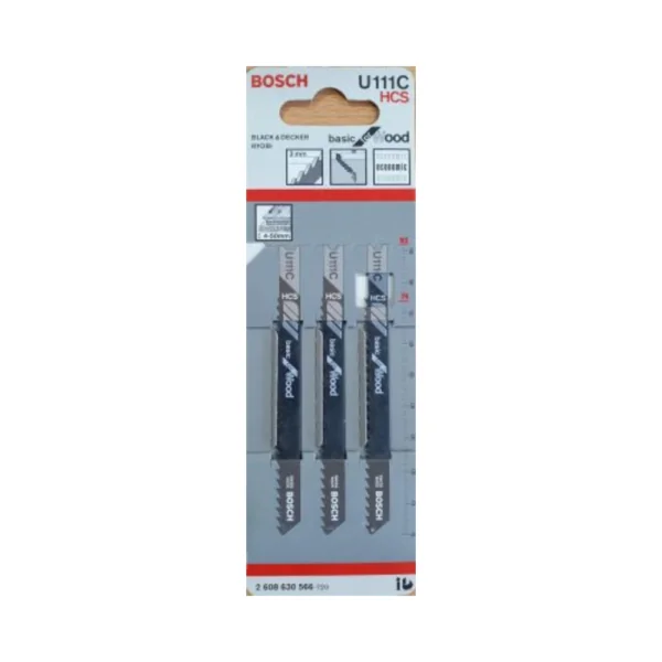 Bosch U111C HCS Basic for Wood 3Pack