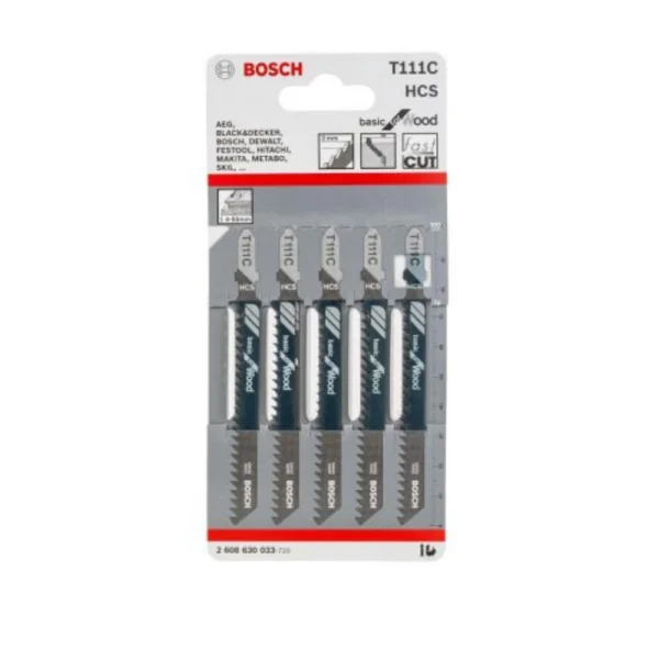 Bosch T111C HCS Basic for Wood 5Pack