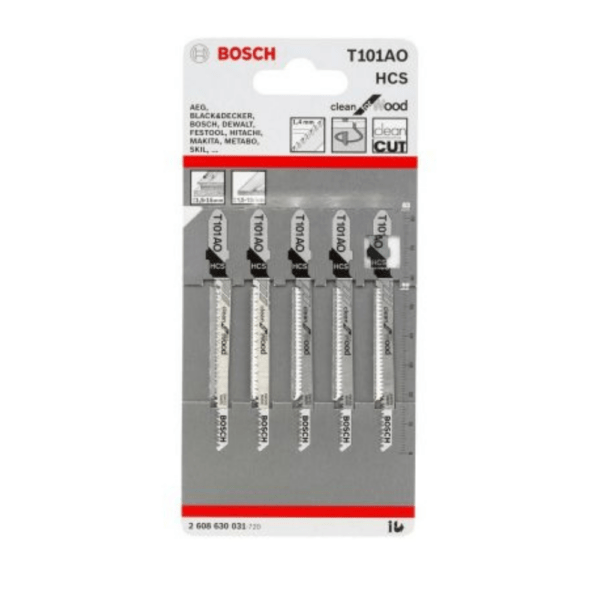 Bosch T101AO HCS Clean for Wood 5Pack
