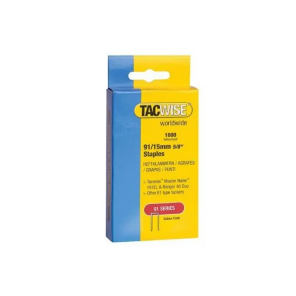Tacwise 91 Series – Galvanised 91-40mm – 1000