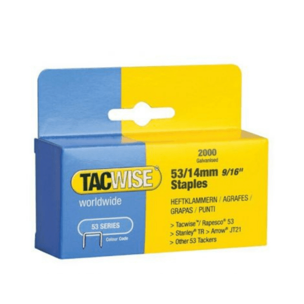 Tacwise 53 Series – Galvanised 53-14mm – 2000