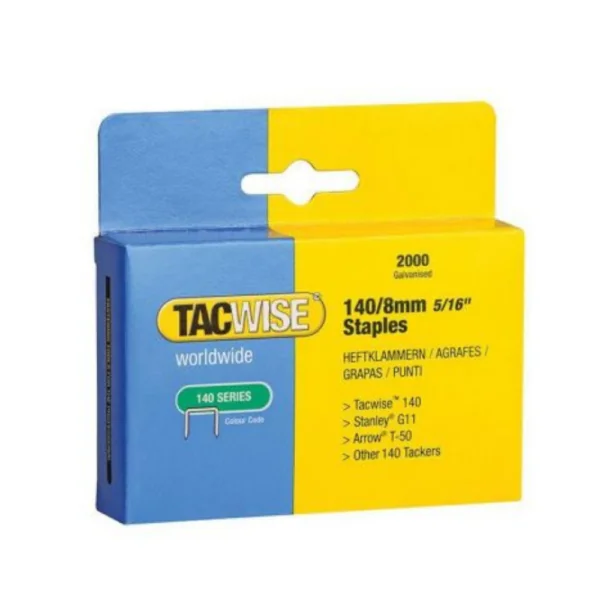 Tacwise140 Series – Galvanised 140-8mm – 2000