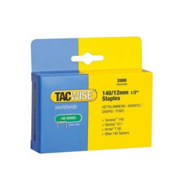Tacwise 140 Series – Galvanised 140-12mm – 2000