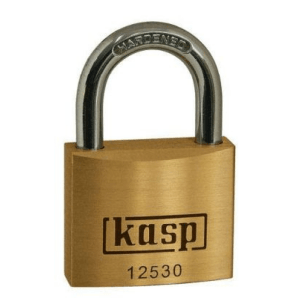 Kasp Premium Brass Padlock – 30mm