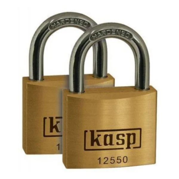 Kasp Premium Brass Padlock – 50mm – Twin K12550D2