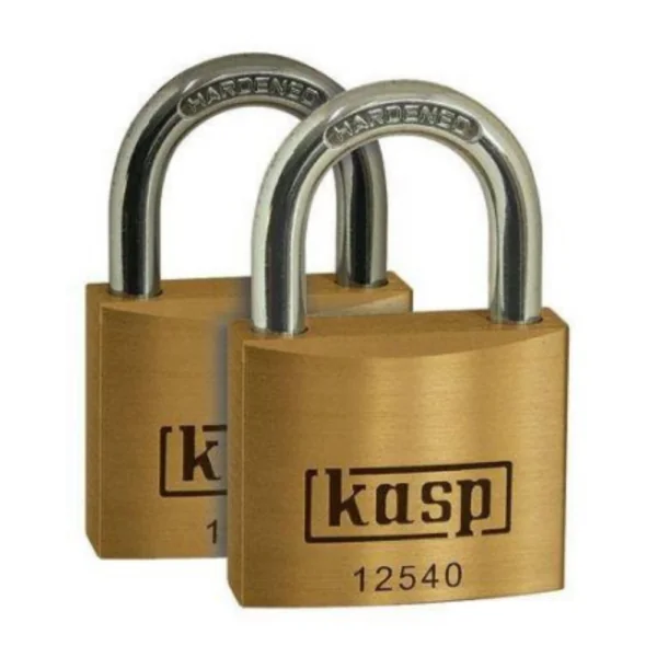 Kasp Premium Brass Padlock – 40mm – Twin