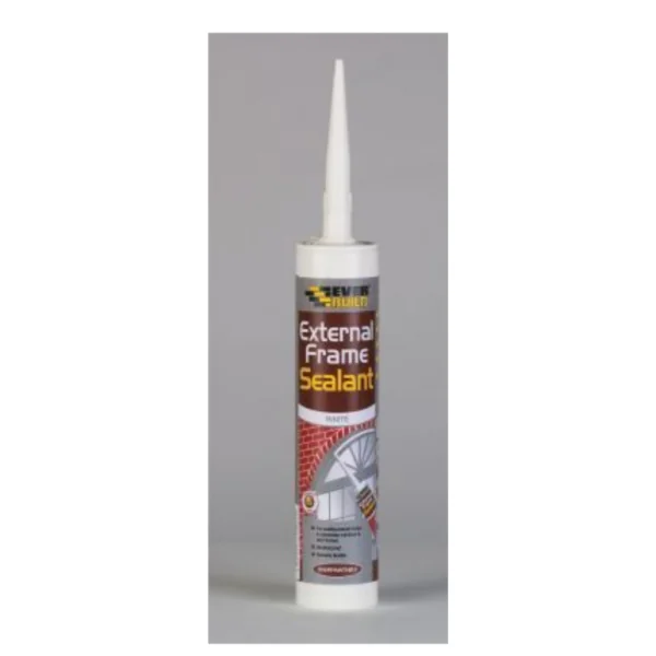 EVERBUILD EXTERNAL FRAME SEALANT WHITE 290ML