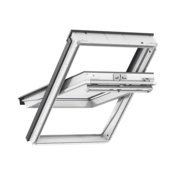 VELUX Smoke Ventilation Sloped Roof Window Double Glazing White Polyurethane 134x140cm GGU UK08 S40L01